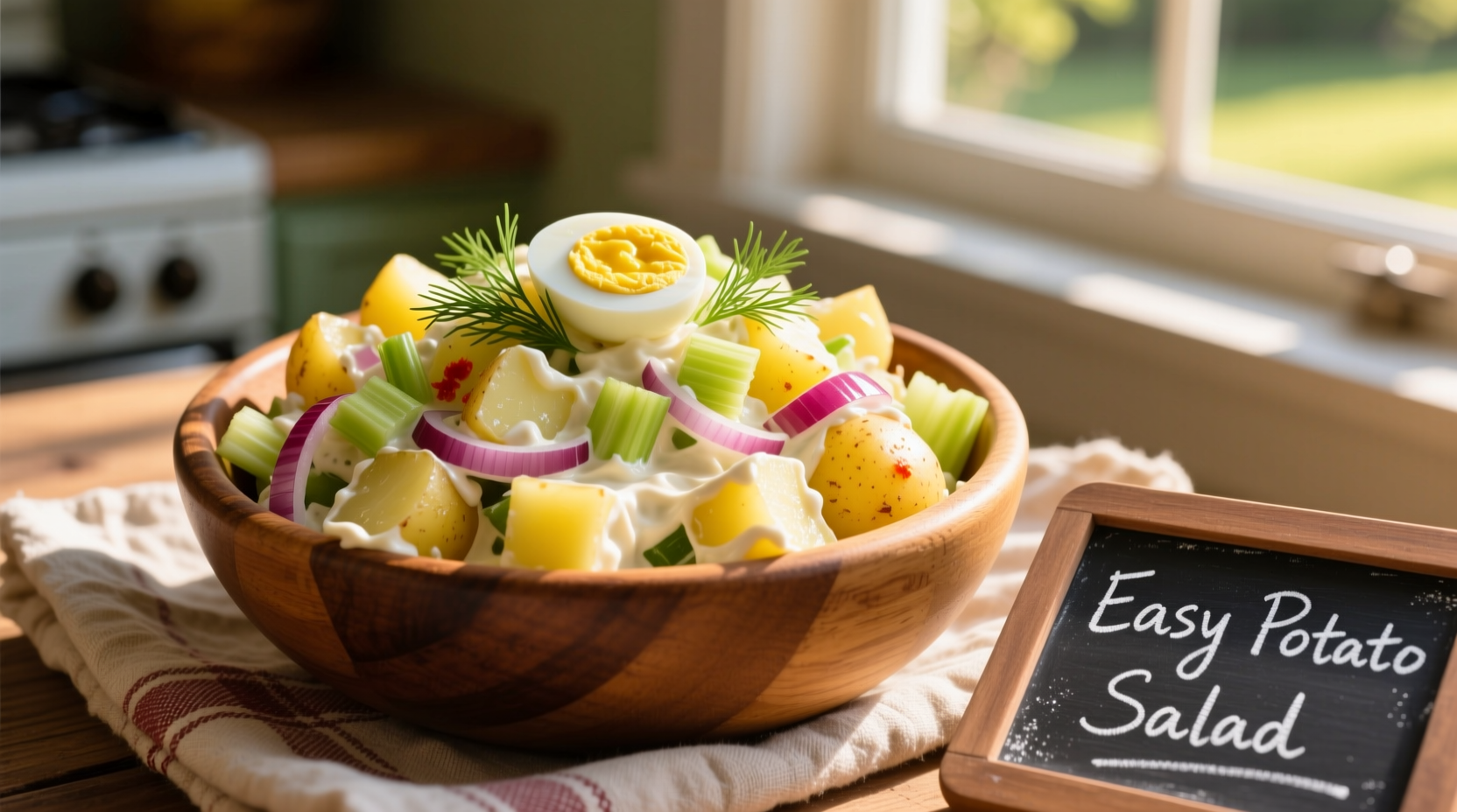 Easy Potato Salad: 7-Ingredient Recipe Ready in 25 Minutes