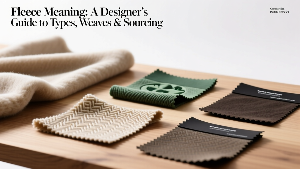 Fleece Meaning: A Designer’s Guide to Types, Weaves & Sourcing