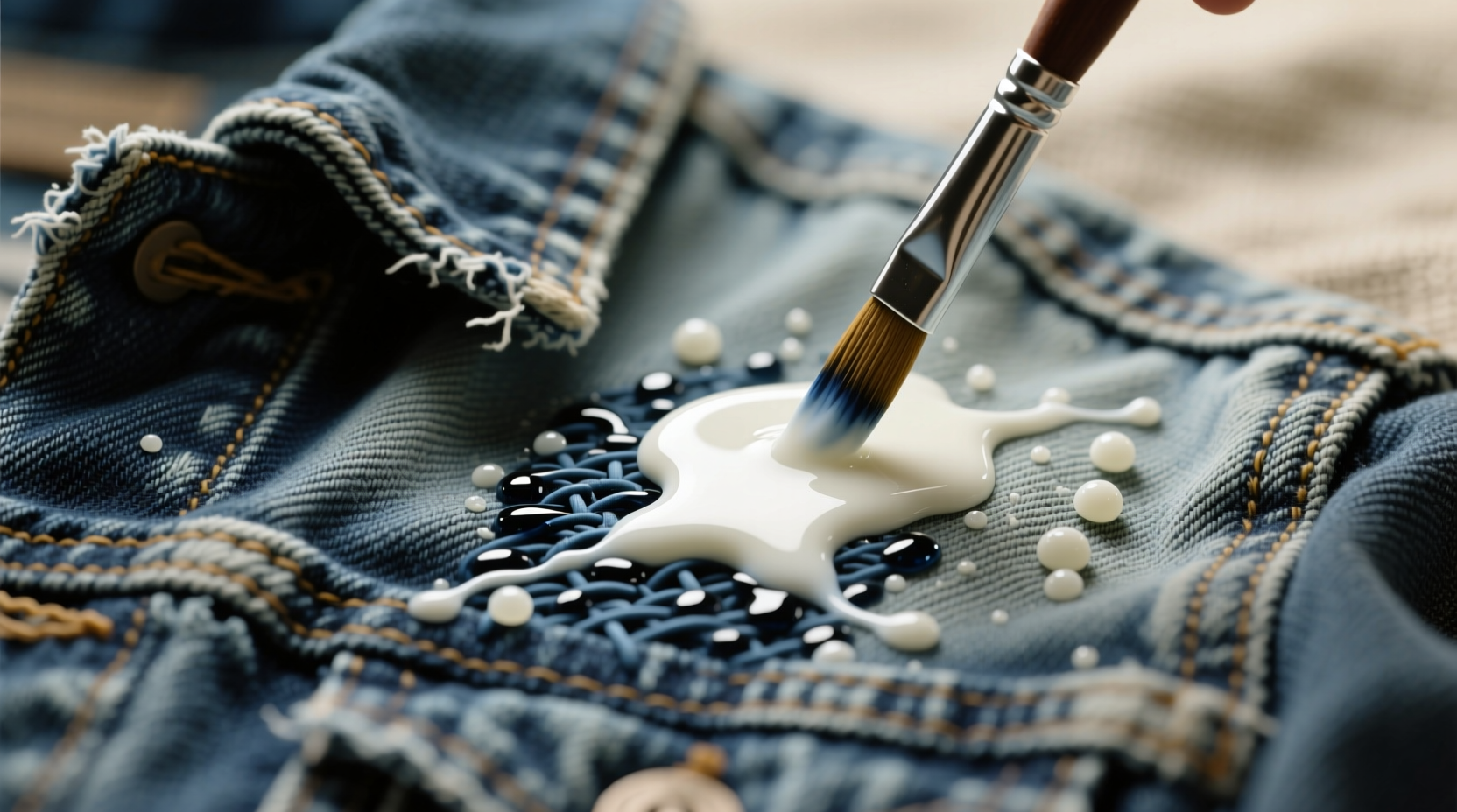 eco friendly ink transfer removal for denim