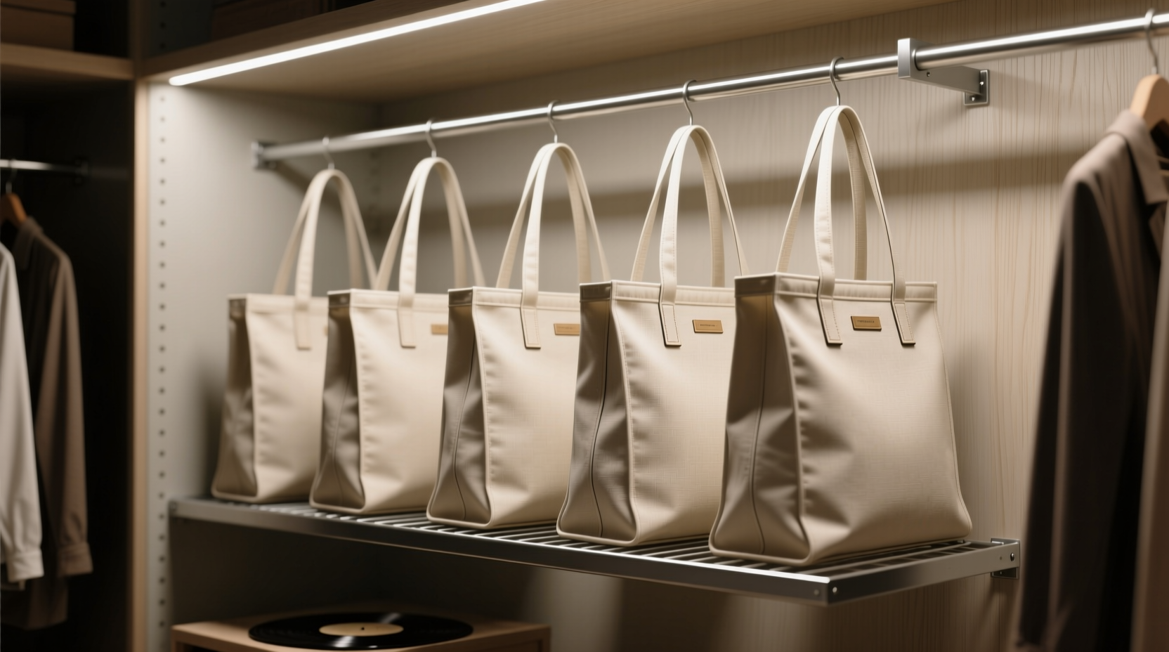 closet organization tips for vinyl apparel