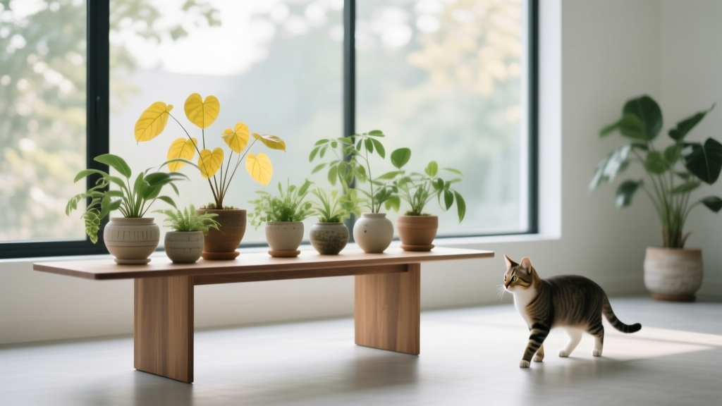 Keep Cats Off Indoor Plants With Yellow Leaves