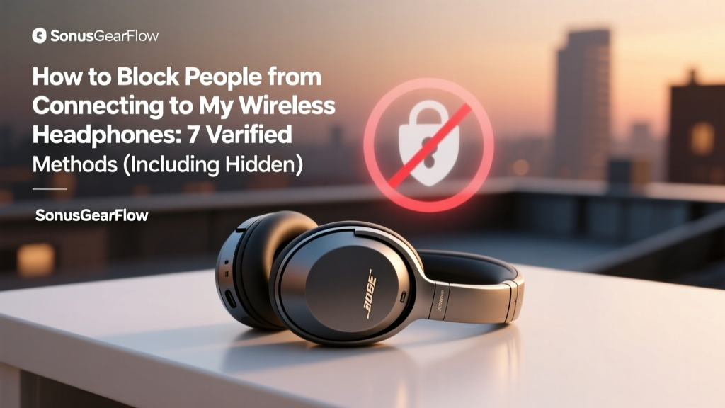 Secure Bluetooth Headphones: Block Unauthorized Access