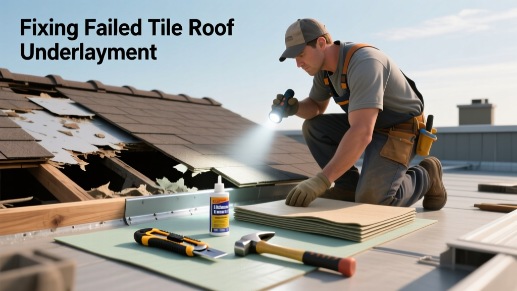 Fixing Failed Tile Roof Underlayment: A Step-by-Step Repair Guide