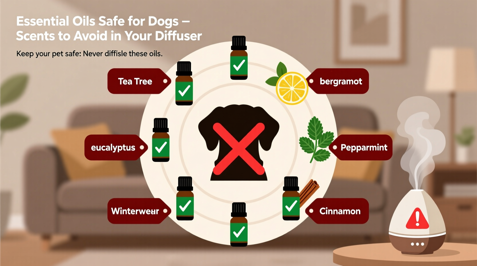 essential oils safe for dogs which scents to avoid in your diffuser