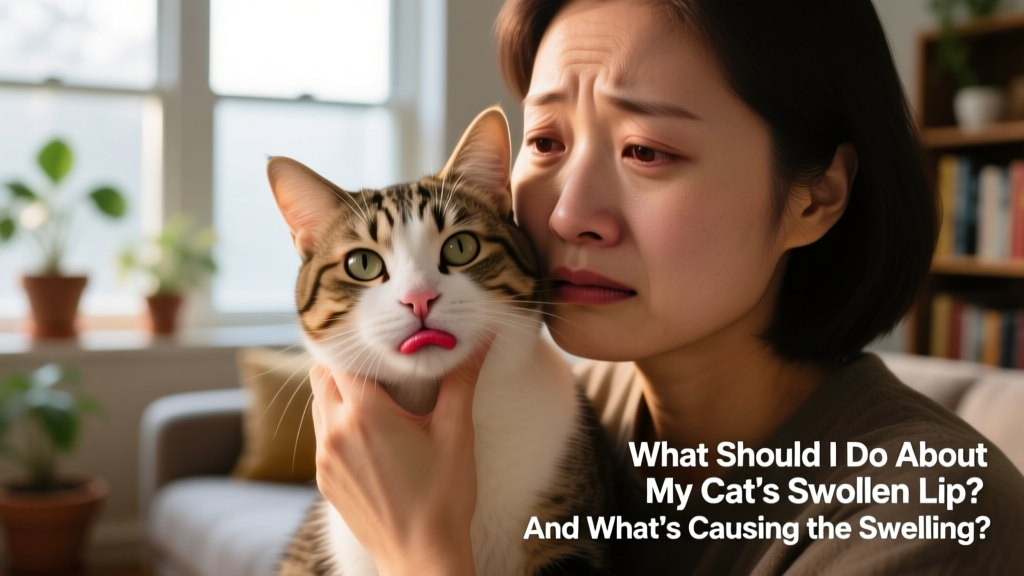 What Should I Do About My Cat’s Swollen Lip? And What’s Causing the Swelling?