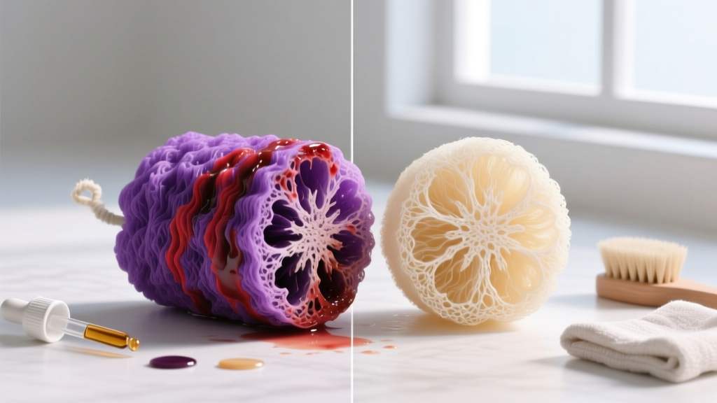 Tested: How to Get Food Coloring Out of Loofah Fast