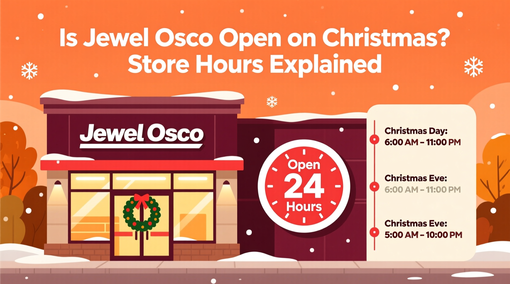 is jewel osco open on christmas