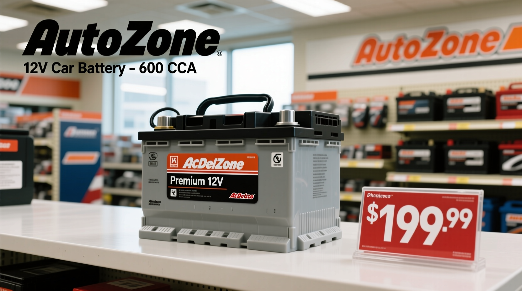 how much is a new car battery at autozone