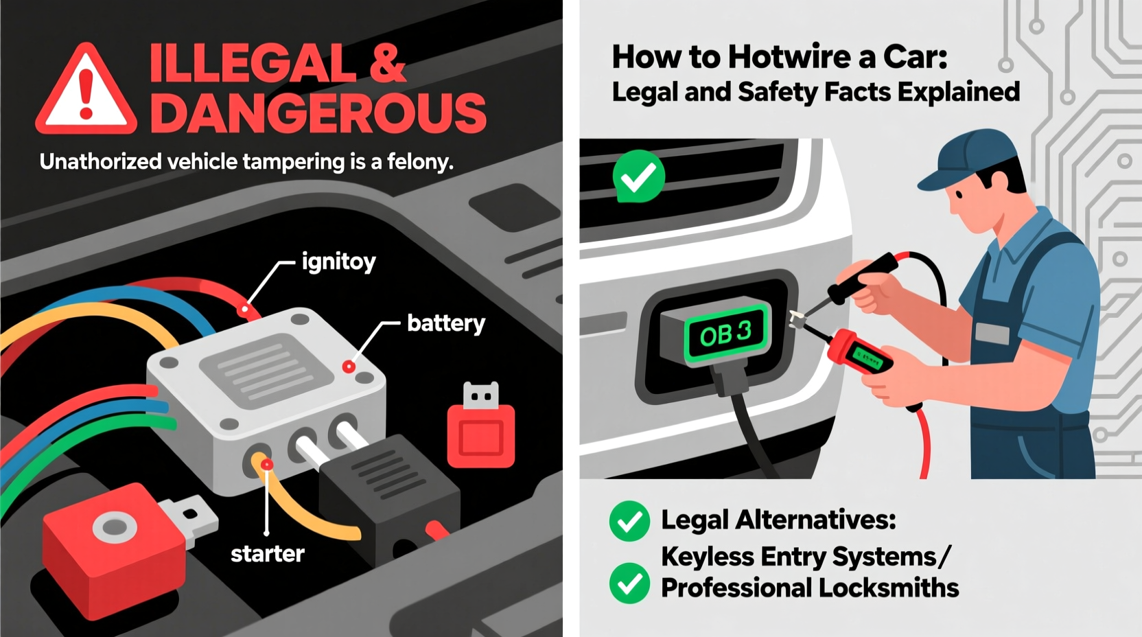 how hotwire a car