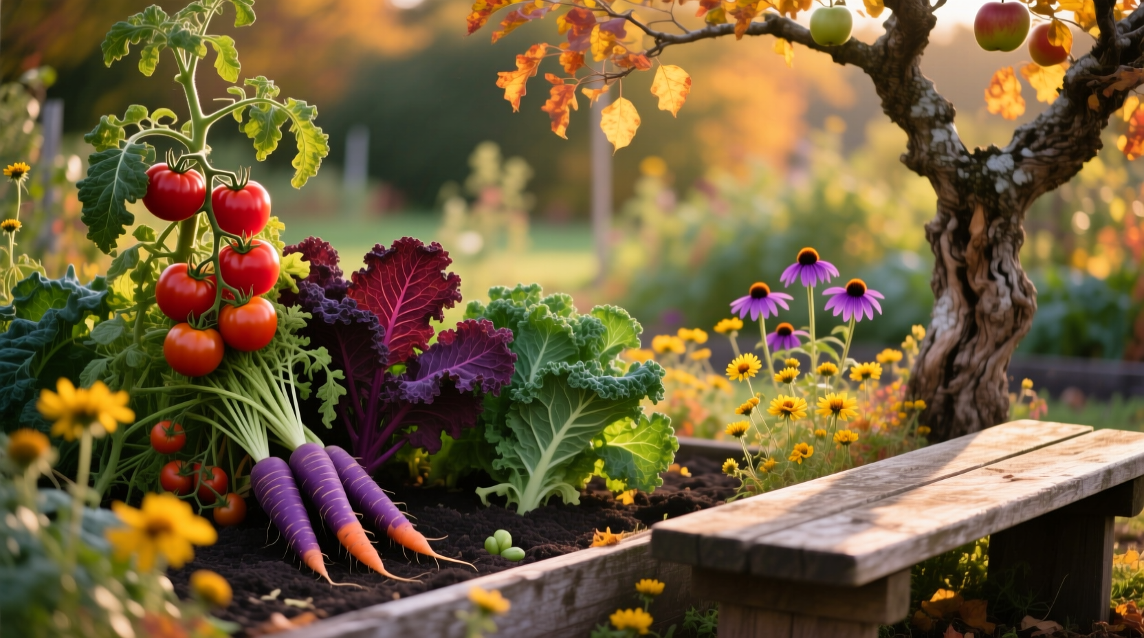 october kitchen garden