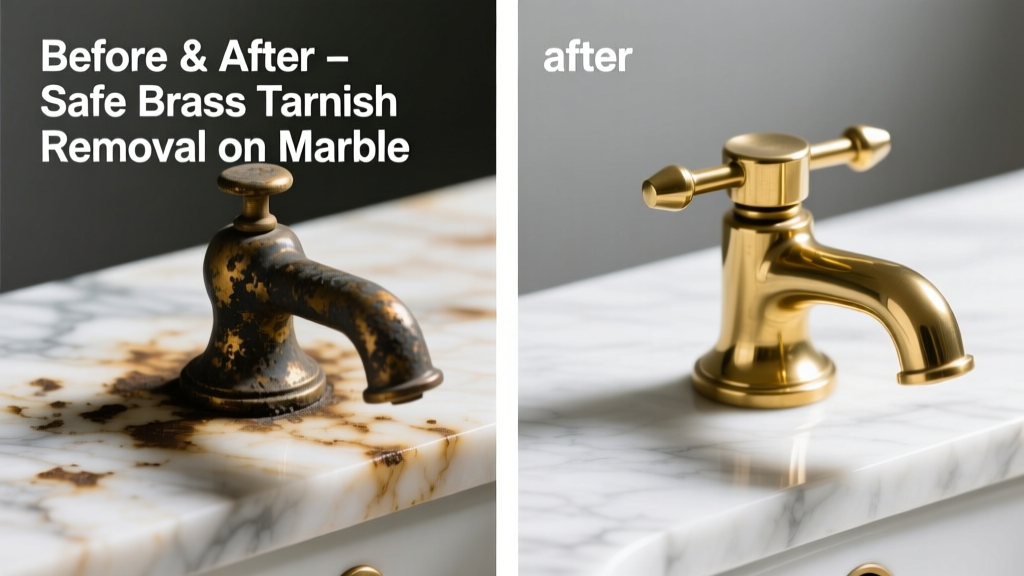 How to Remove Brass Tarnish from Marble Safely