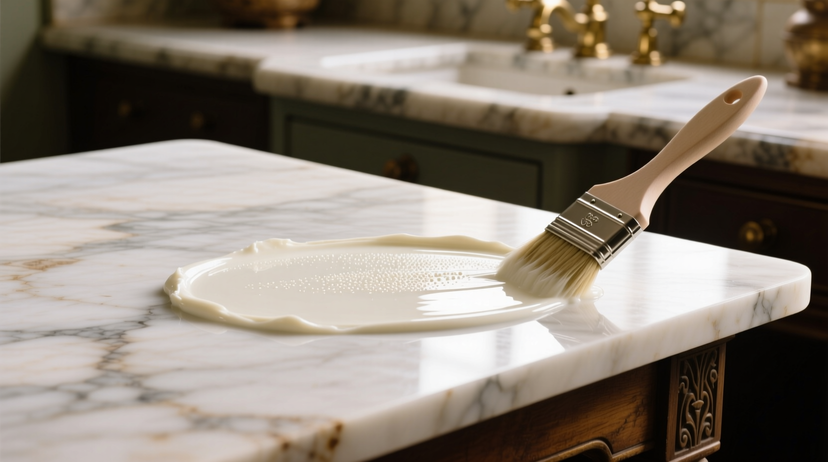 eco friendly marble cleaning with milk of magnesia