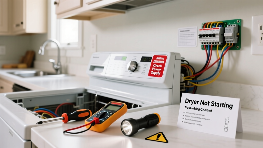 Dryer Not Starting in Kitchen: Quick Fixes & Safety Tips