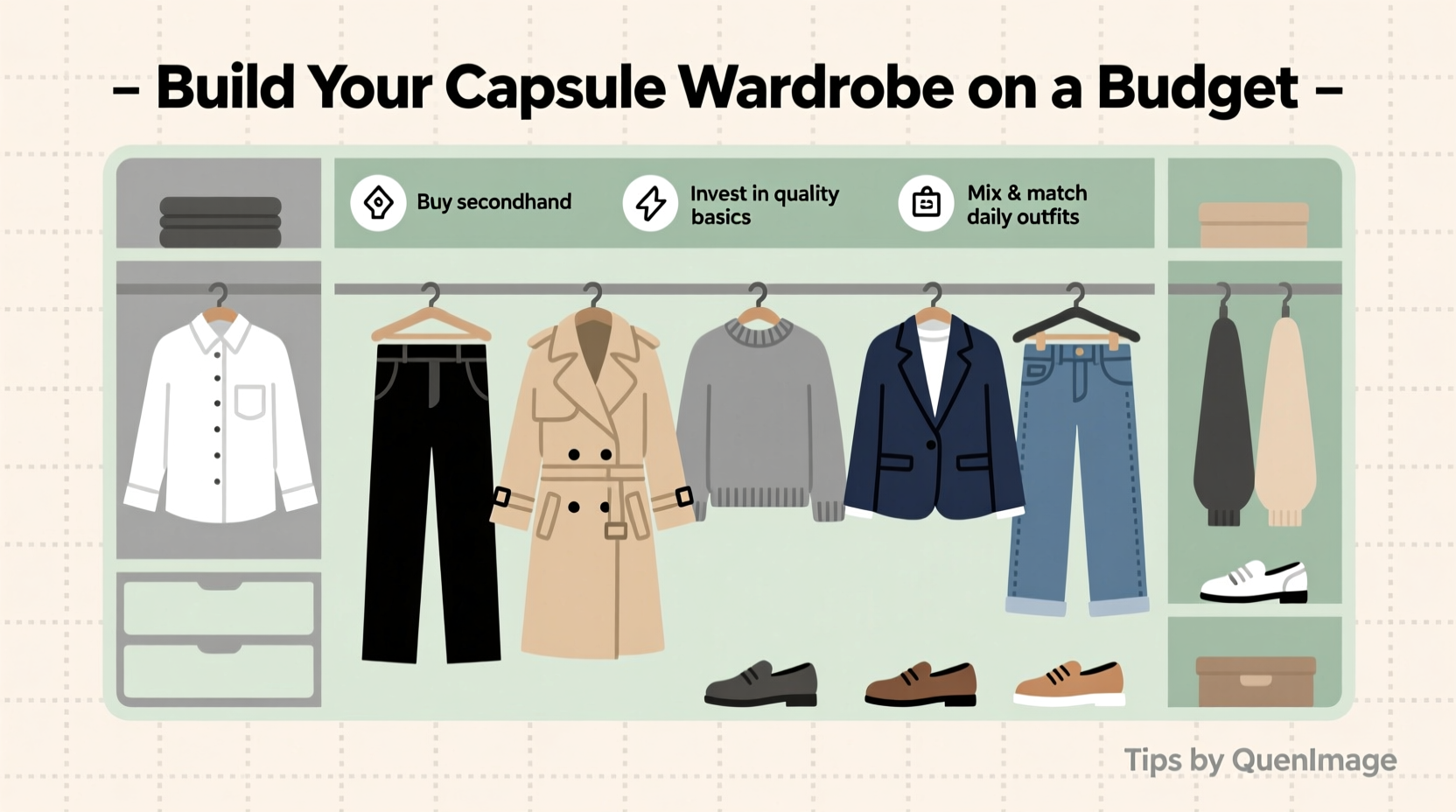 how to build a capsule wardrobe on a budget