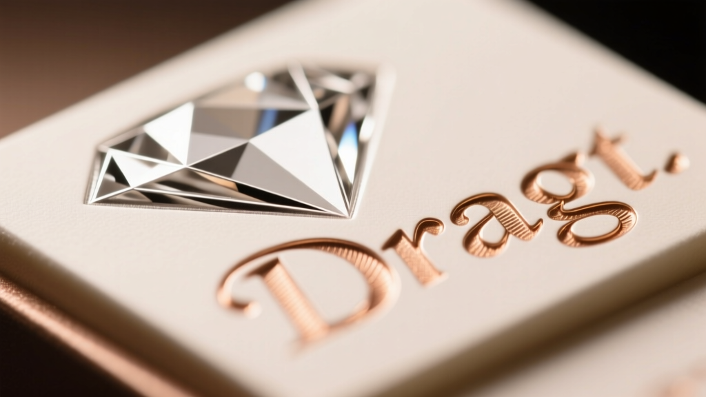 Macro view of shallow diamond drag silver engraving beside deep laser rose gold engraving under bright, focused studio lighting