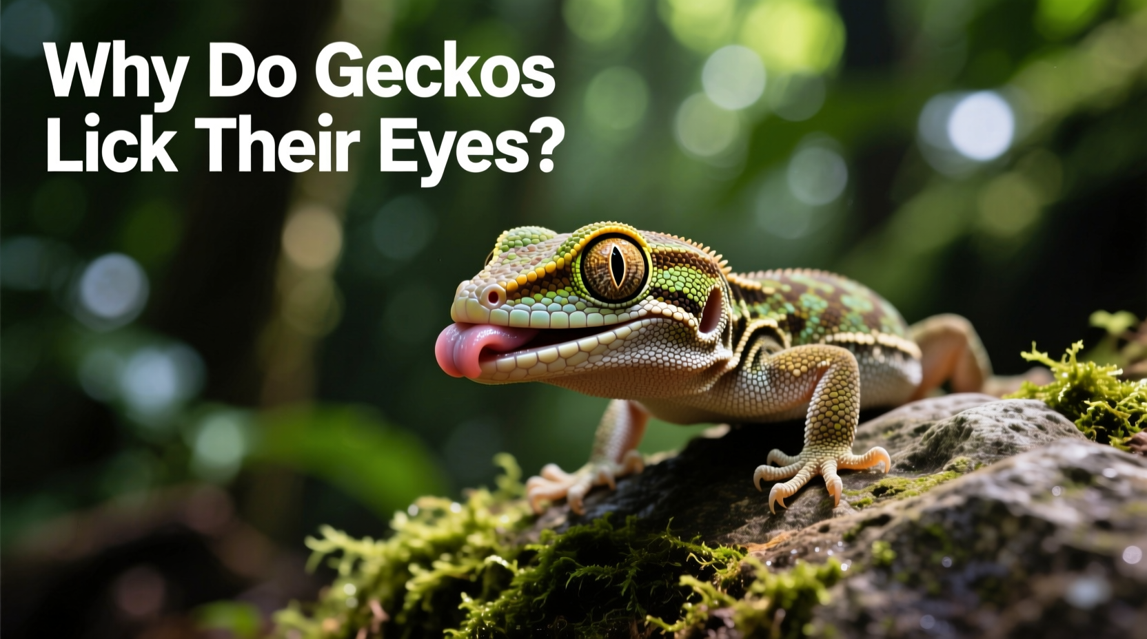 why do geckos lick their eyes weird reptile habits decoded