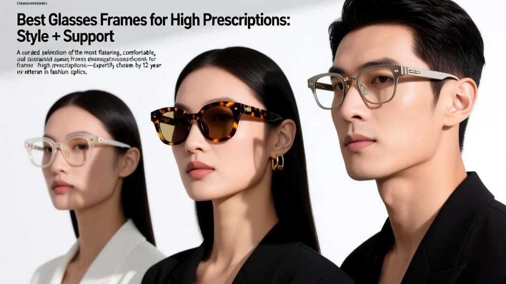 Best Glasses Frames for High Prescriptions: Style + Support
