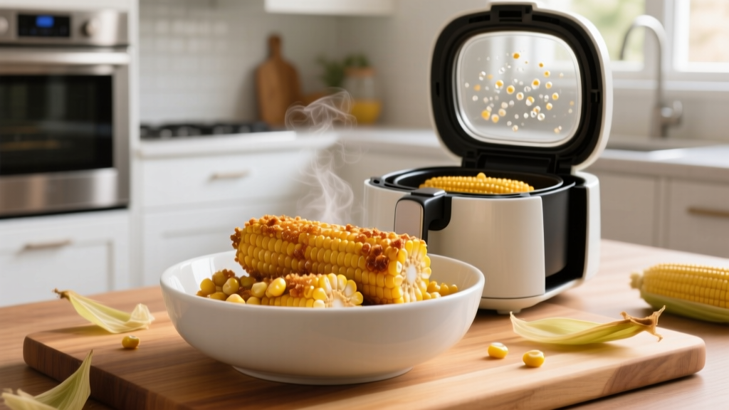 How to Make Corn in an Air Fryer (Crispy & Juicy!)