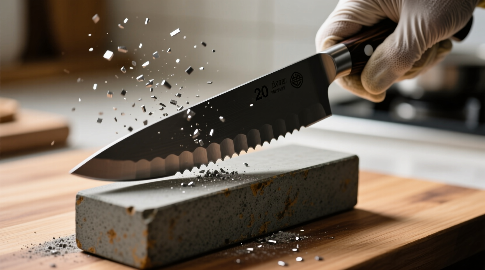 how to sharpen serrated knife