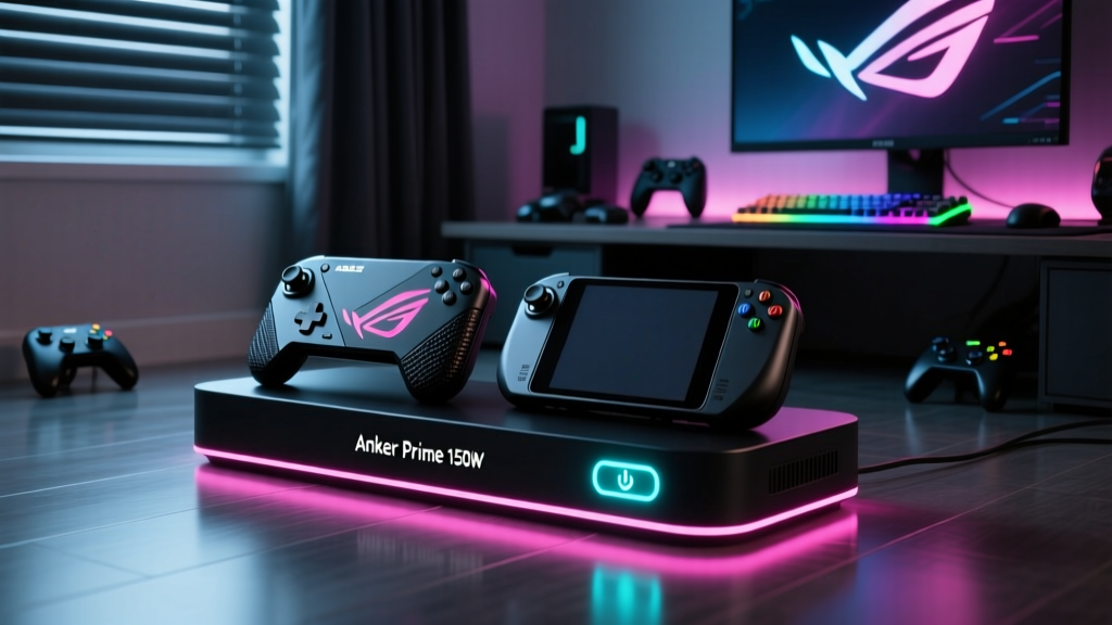 Anker Prime Charging Base 150W: Handheld Gaming Dock & Power Guide