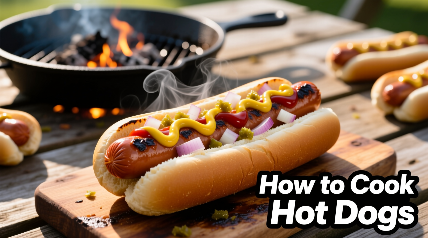 how do i cook hot dogs