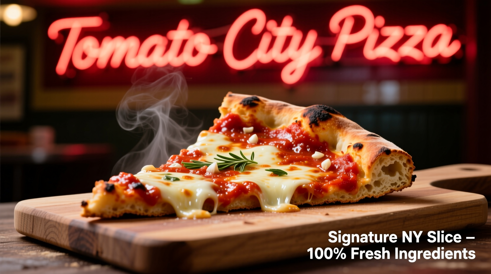 Tomato City Pizza Providence: New-York-Style-Pizza seit 1998