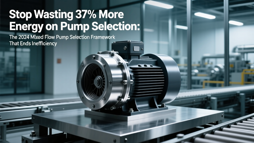 2024 Mixed Flow Pump Selection Framework