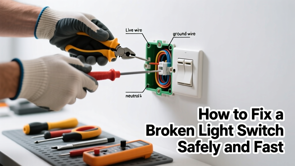 How to Fix a Broken Light Switch Safely and Fast