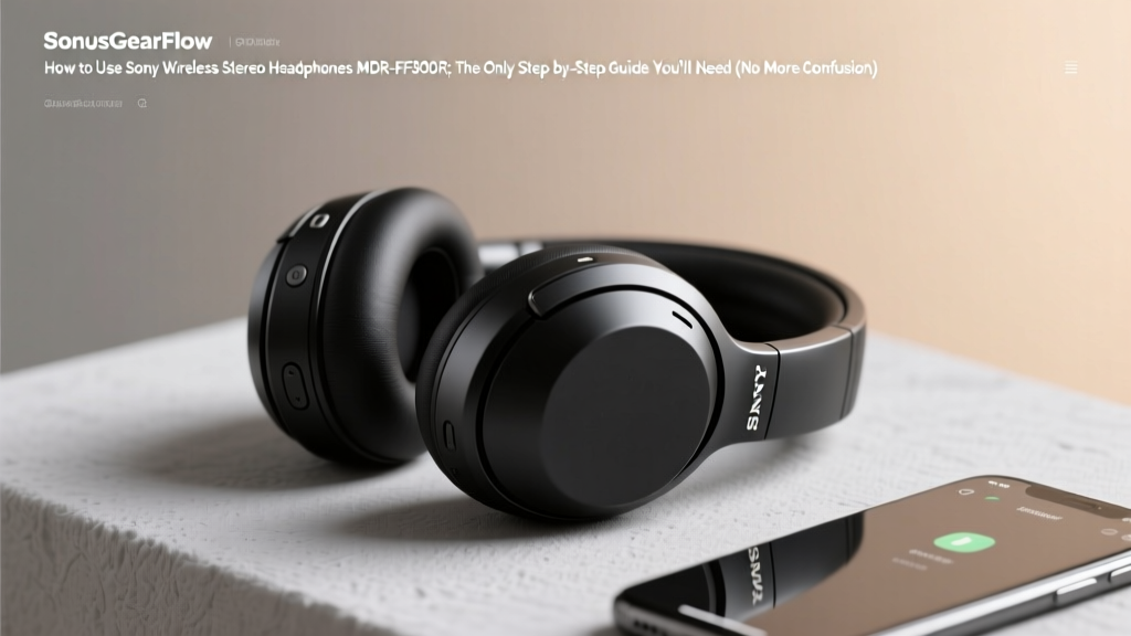 Sony MDR-RF800R Setup Guide: Fix Signal & Battery Issues