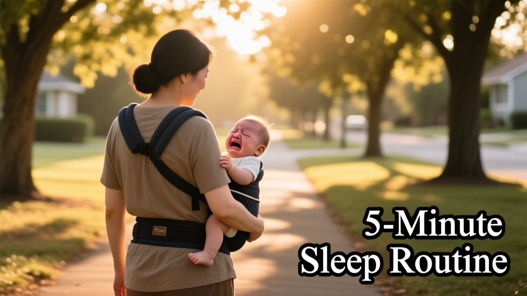 A 5-Minute Walk Routine to Put Your Crying Baby to Sleep: Science-Backed, Parent-Tested, and Clinically Validated