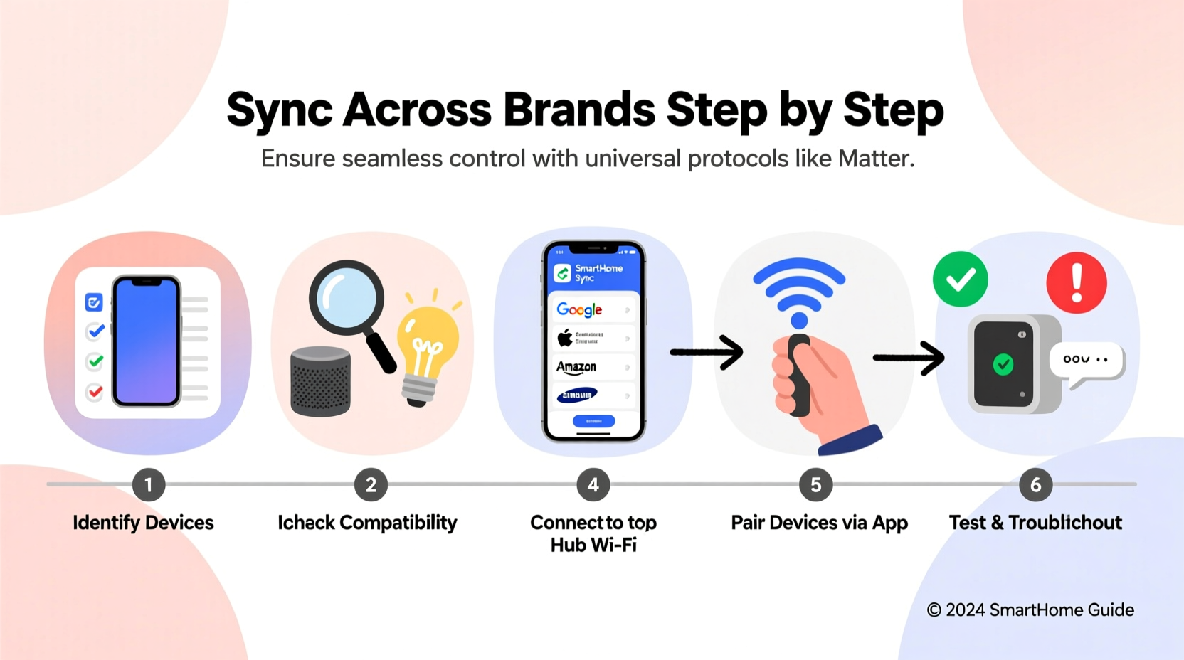 step by step guide to syncing smart home devices across different brands
