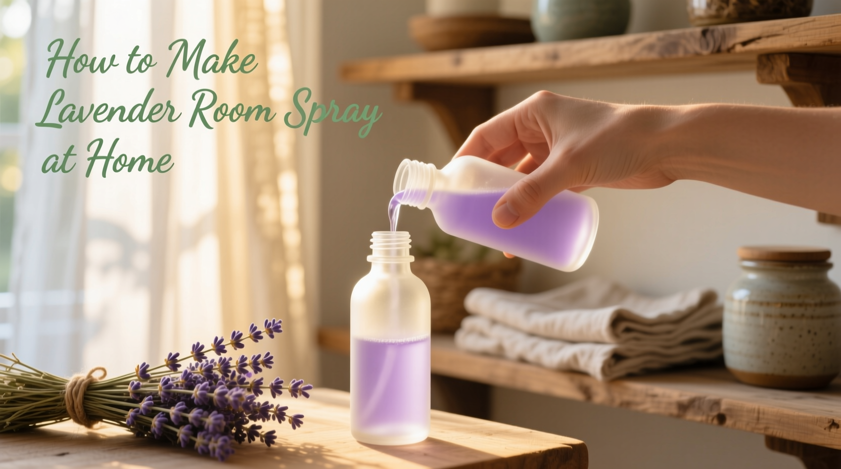 DIY Lavender Room Spray in 5 Minutes | TheHomeSprouts