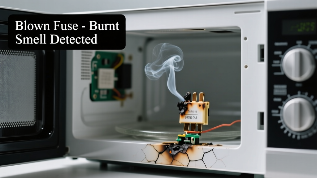 Microwave Fuse Blown & Smells Bad: Quick Diagnosis