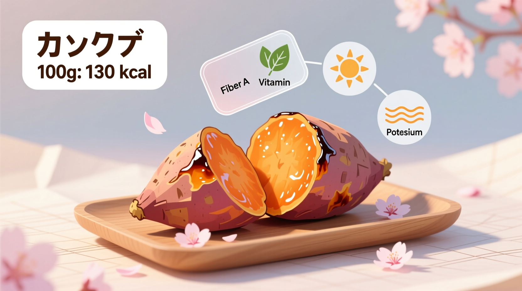 japanese sweet potato calories