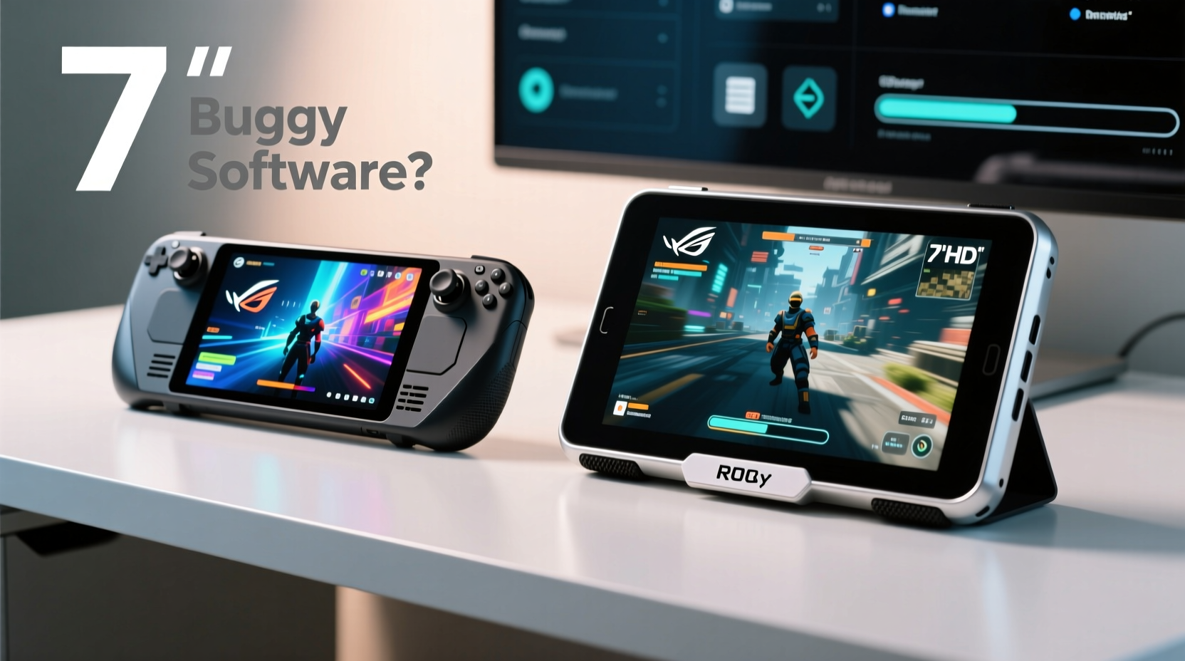 steam deck vs rog ally is the allys screen worth the buggy software experience