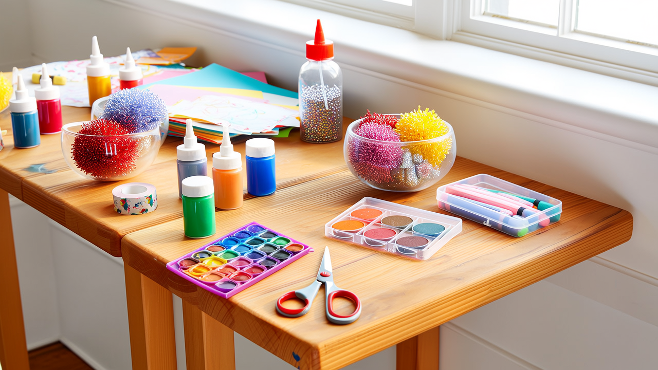 Craft Supplies Guide for Parents on a Budget