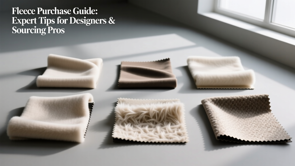 Fleece Purchase Guide: Expert Tips for Designers & Sourcing Pros