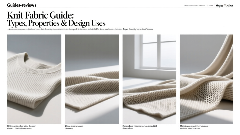 Knit Fabric Guide: Types, Properties & Design Uses