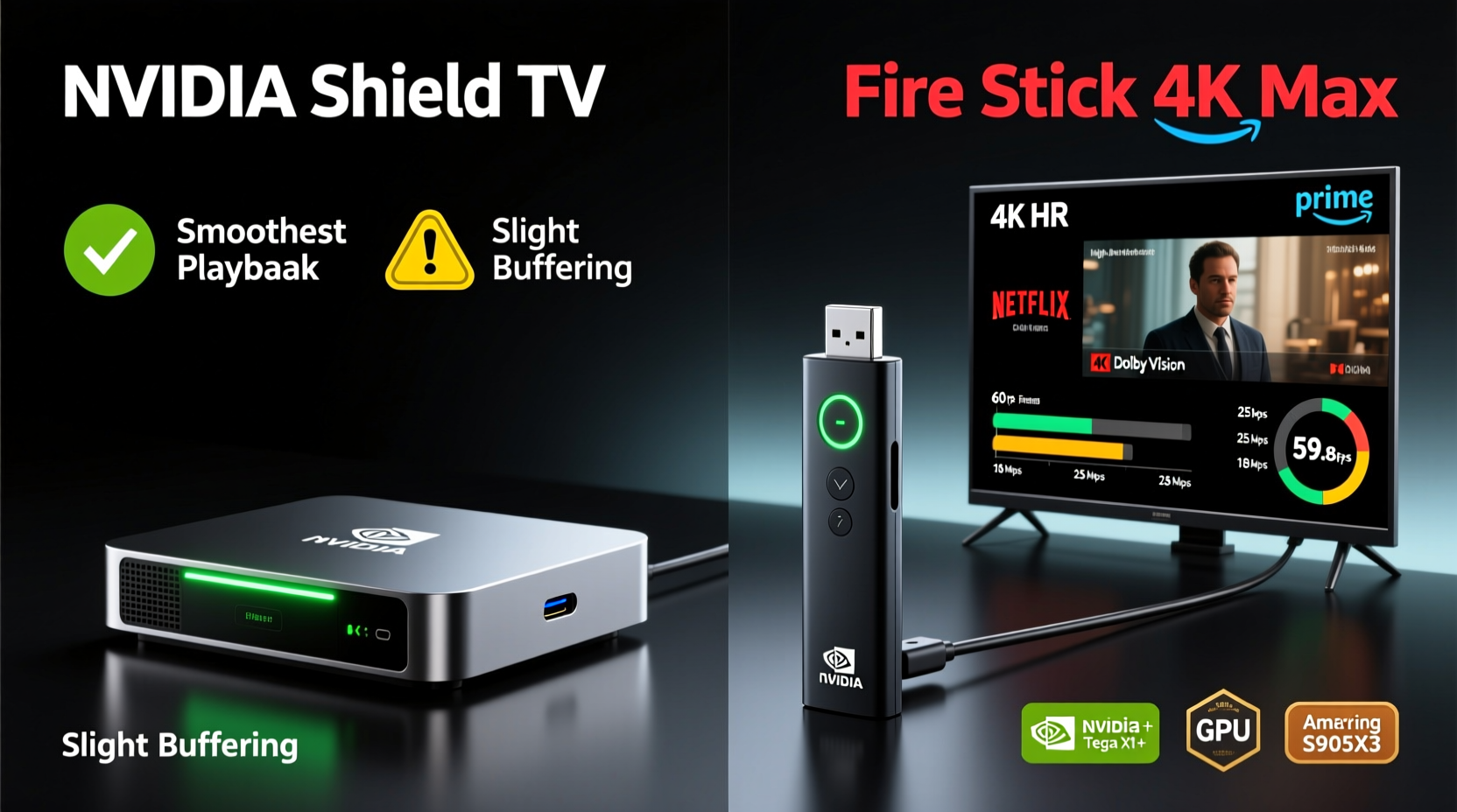 nvidia shield tv vs fire stick 4k max which streaming device has smoother playback