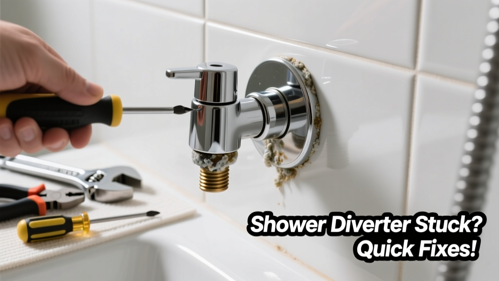 Shower Diverter Stuck in Bathroom: Quick Fixes
