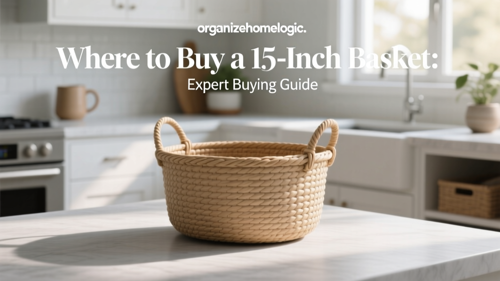 Where to Buy a 15 Inch Basket: Expert Buying Guide