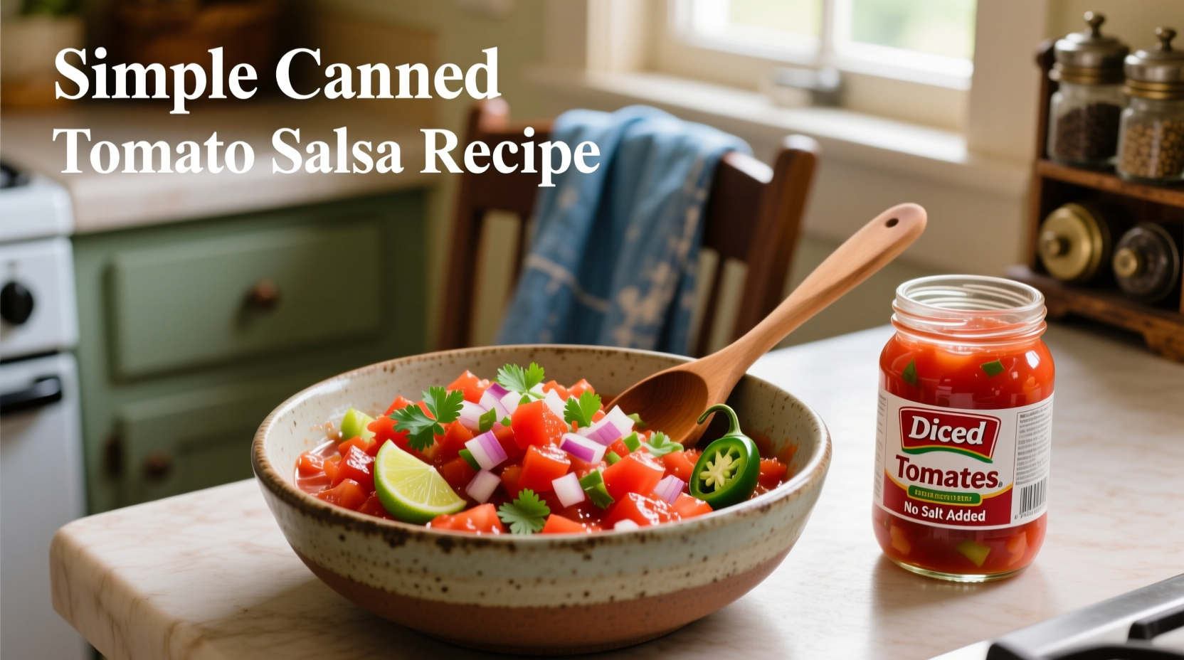 Easy Canned Tomato Salsa Recipe in 15 Minutes