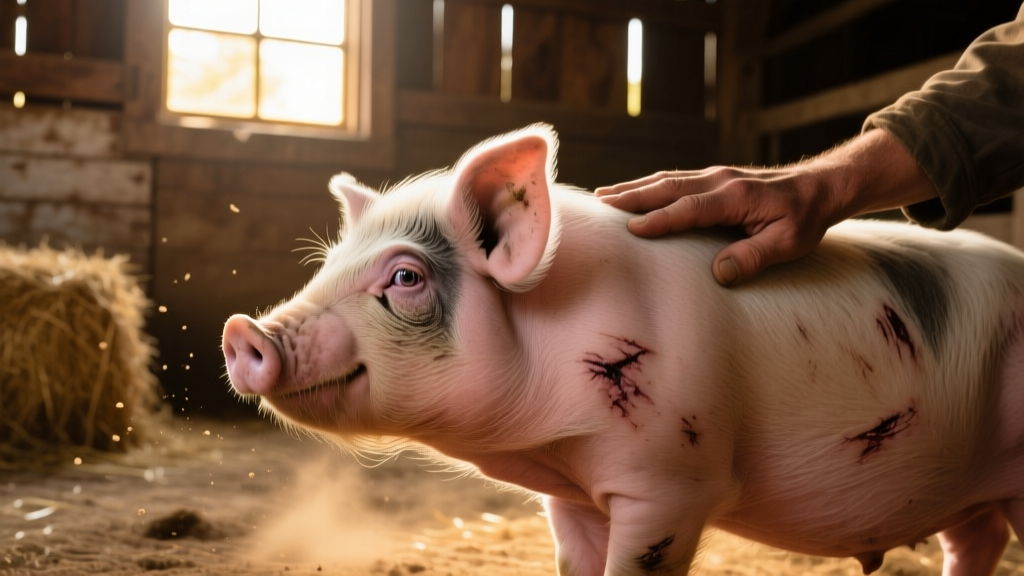 Abused Pig Learning About Love Is Heartbreaking and Heartwarming at the Same Time