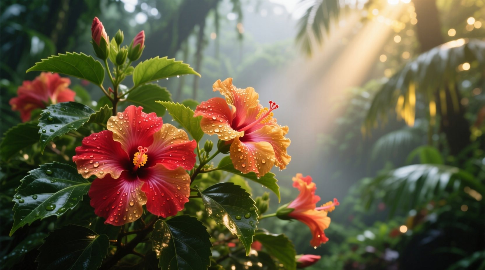 exotic hibiscus plants