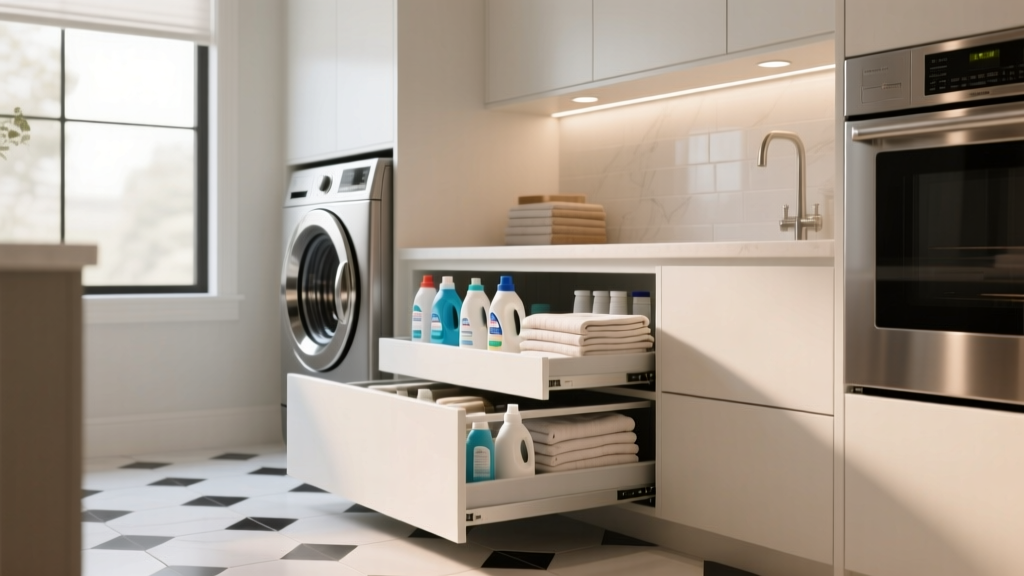 Slide Out Storage in Laundry Rooms: A Practical Guide