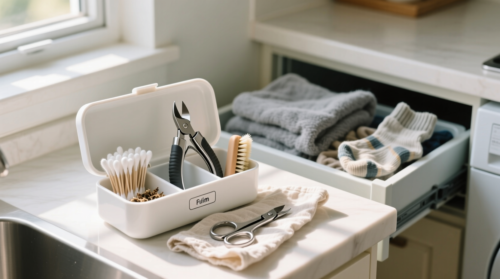 how to clean pet nail clippers in laundry drawers