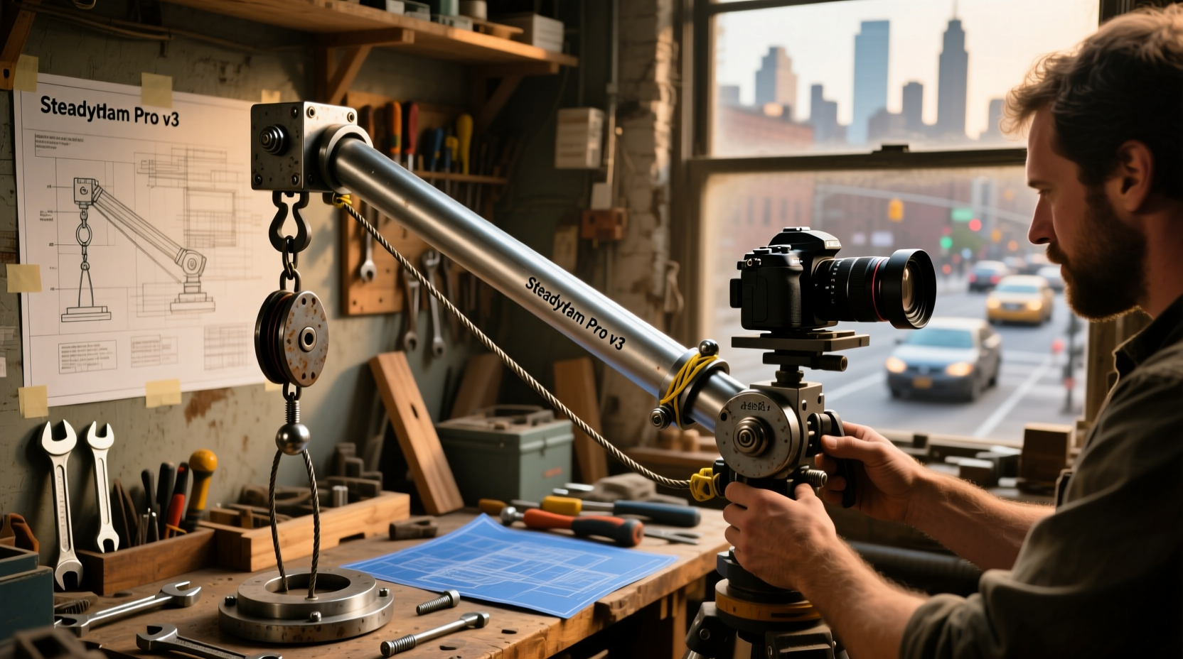 build your own camera crane for super steady video