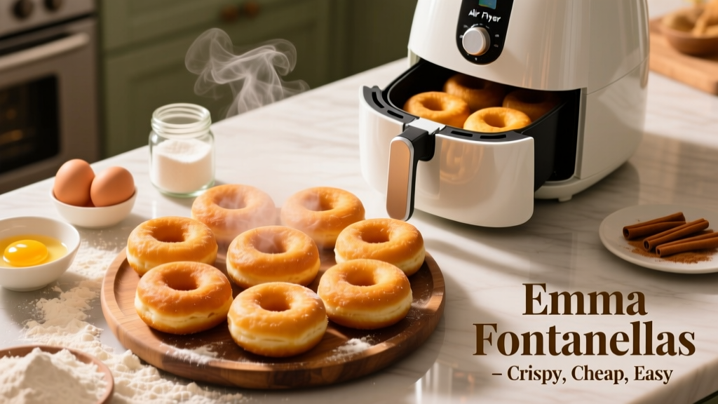 Emma Fontanella’s Air Fryer Donuts: Crispy, Cheap & Easy
