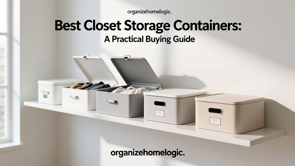 Best Closet Storage Containers: A Practical Buying Guide