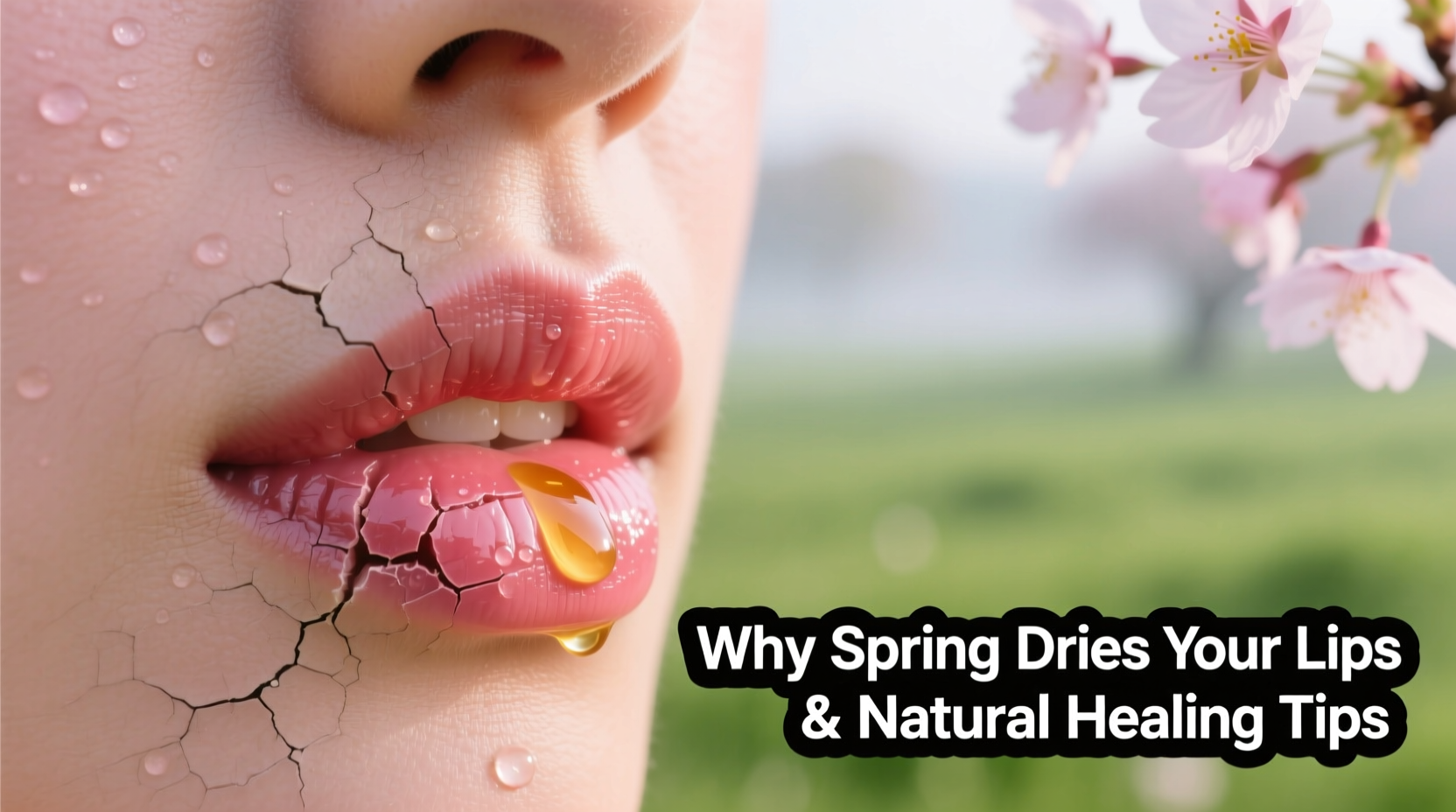 why do my lips chap more in spring and how to heal them naturally